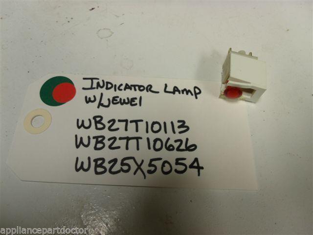 KENMORE STOVE WB27T10113 WB27T10626 WB25X5054 INDICATOR LAMP w/ large jewel KENMORE STOVE WB27T10113 WB27T10626 WB25X5054 INDICATOR LAMP w/ large jewel